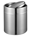 Afvalbak EKO Fandy tafelmodel met swingdeksel 1,5 liter rvs
