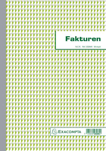 Kasboek Exacompta Manifold facturen dupli 50vel NL