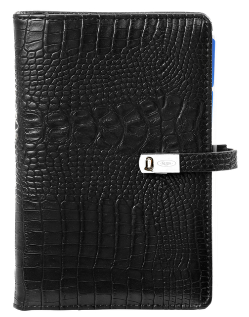 Agenda 2021-2022 Organiseur Kalpa Personal standard Croco noir