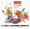Crayon de couleur Bruynzeel Expression boîte métal 24 couleurs