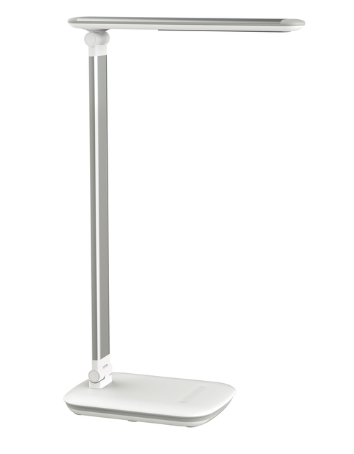 Bureau de lampe MAULjazzy LED intensité réglable + port USB blanc