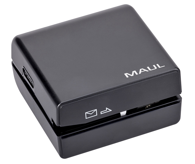 Ouvre-lettres électrique MAUL 74x70x40mm + 4 piles noir blister