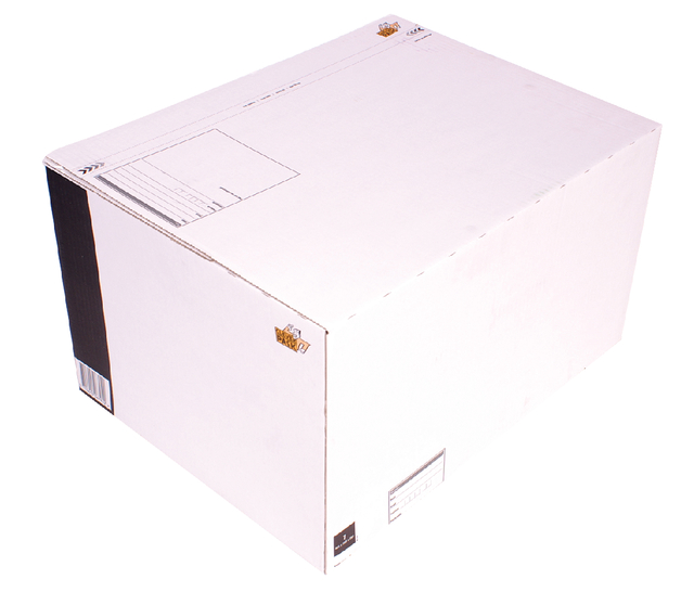Boîte postale 7 CleverPack 485x369x269mm blanc 25 pièces
