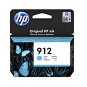 Cartouche d'encre HP 3YL77AE 912 bleu