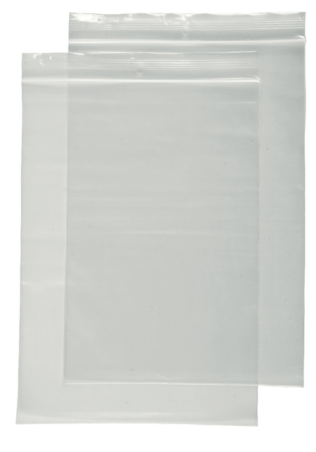 Sachet d’emballage IEZZY grip refermable 160x230mm 50mu 100 pièces