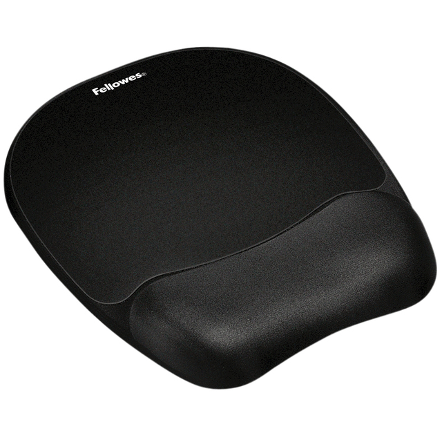 Tapis souris avec repose-poignet Fellowes mémoire de forme noir