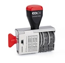 Cachet à Formules+date Colop 04000/WD 12 formules NL rouge