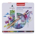 Kleurpotloden Bruynzeel Expression aquarel assorti blik à 24 stuks