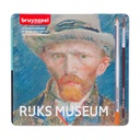 Crayon aquarelle Bruynzeel Rijksmuseum Van Gogh boîte métal 24 pièces assorti