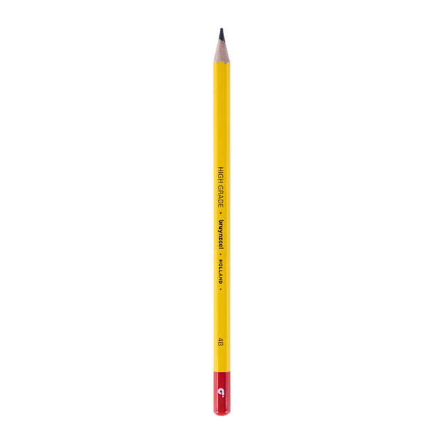 Crayon graphite Bruynzeel Burotek 4B gris
