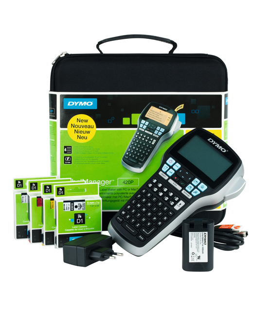 Etiqueteuse Dymo labelManager 420P portable ABC 19mm coffret