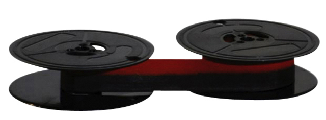 Ruban Groupe 1 double bobine nylon noir/rouge