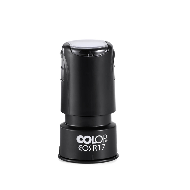 Tampon encreur Colop EOS R 17 personnalisable avec plaque noir
