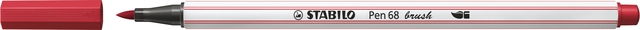 Brushstift STABILO Pen 568/50 donkerrood