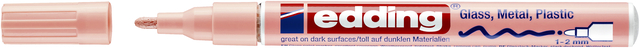 Marqueur peinture edding 751 à base d'huile 1-2mm pastel rose