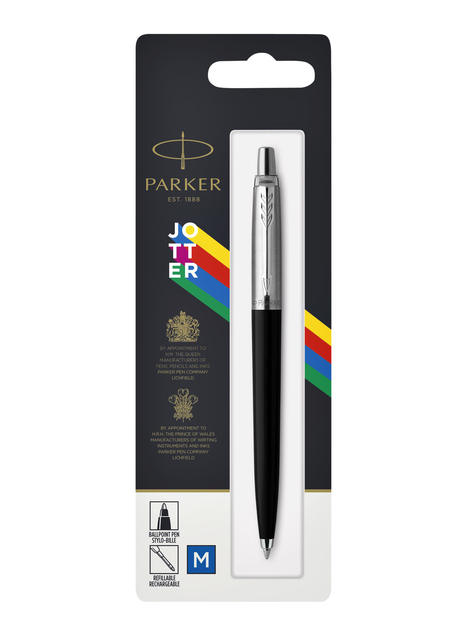 Balpen Parker Jotter Original black CT medium blister à 1 stuk