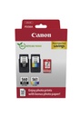 Cartouche d'encre Canon PG-560 CL-561 noir + couleur + papier
