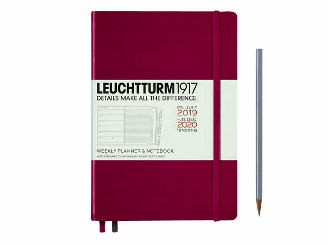 Agenda 2020 Leuchtturm berry 18mnd incl not. A5