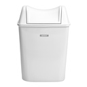 Poubelle Katrin 91851 Hygiène féminine 8 litres blanc