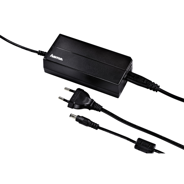 Adapter Hama notebook universeel 15-24V 70W zwart