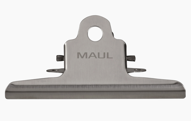 Pince papier MAUL Classic inox 147mm argent