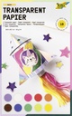Papier transparent Folia 18,5x29,7cm 42g 10 feuilles 10 couleurs