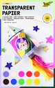 Papier transparent Folia 18,5x29,7cm 42g 10 feuilles 10 couleurs