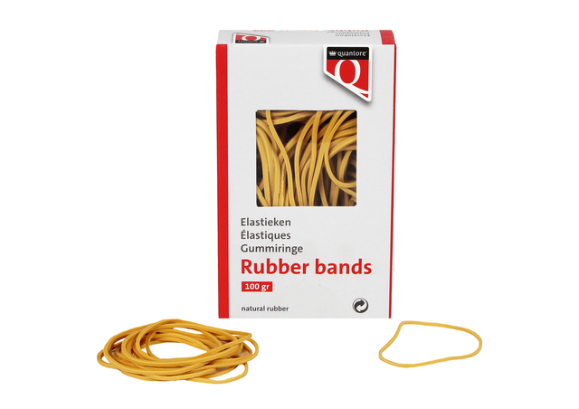 Elastiek Quantore 19 90x1,5x1mm 100gram