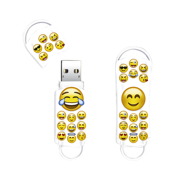 Clé USB 2.0 Integral Xpression Emoji 64Go