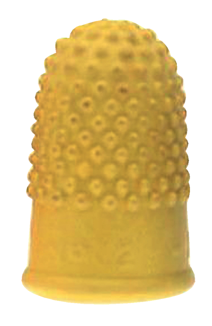 Doigtier de comptage Ø19mm jaune 20 pièces