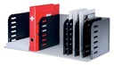 Module de classement Styrorac 8 compartiments noir/gris