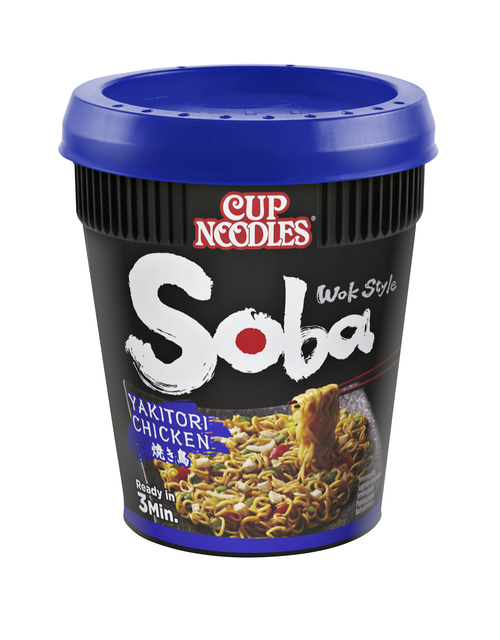 Nouilles Nissin Soba Yakitori gobelet