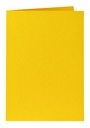 Correspondentiekaart Papicolor dubbel 105x148mm dottergeel pak à 6 stuks