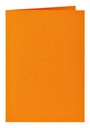 Correspondentiekaart Papicolor dubbel 105x148mm oranje pak à 6 stuks