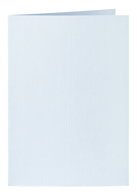 Carte de correspondance Papicolor double 105x148mm bleu bébé 6 pièces