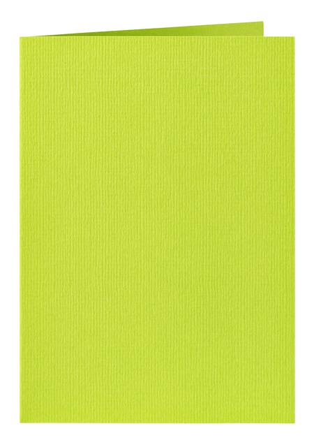 Carte de correspondance Papicolor double 105x148mm vert pomme 6 pièces
