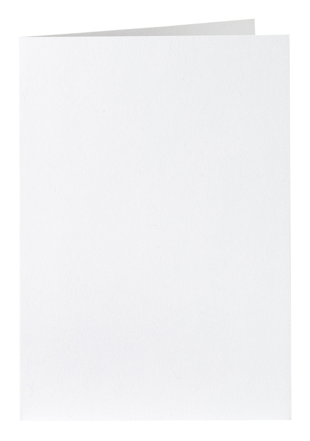Carte de correspondance Papicolor double 105x148mm kraft blanc 6 pièces
