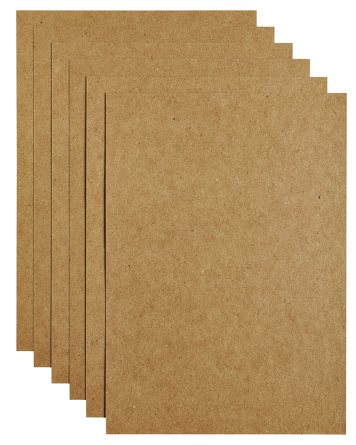 Papier copieur Papicolor A4 100g kraft brun 12 feuilles
