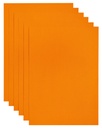 Kopieerpapier Papicolor A4 200gr 6 vel oranje