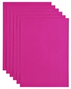 Papier copieur Papicolor A4 200g rose vif 6 feuilles