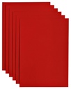 Papier copieur Papicolor A4 200g rouge 6 feuilles