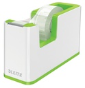 Dévidoir ruban adhésif Leitz WOW blanc/vert