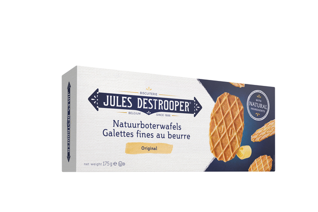 Natuurboterwafel Jules Destrooper 175gr