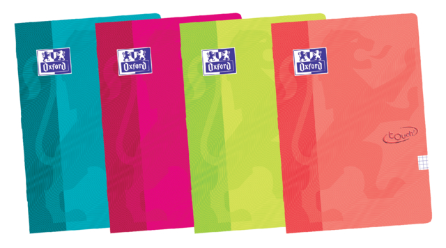 Cahier Oxford Touch A4 ligné 72 pages 80g assorti