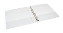 Classeur de présentation Quantore A4 Maxi 4 anneaux méc-D 40mm blanc