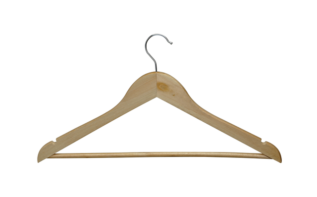 Cintre MAUL bois 450x220mm hêtre 8 pièces