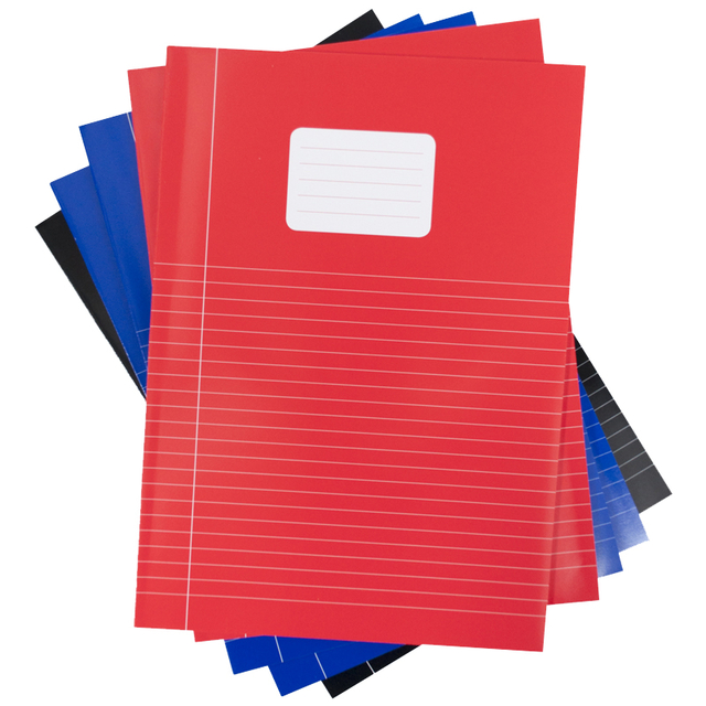 Cahier SOHO Basic A4 ligné 80 pages 60g assorti 5 pièces