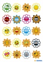 Stickers HERMA Crazy Suns Puffy