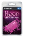 Clé USB 2.0 Integral Neon USB-A 16Go rose