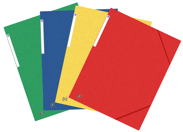 Chemise à élastique Oxford Top File+ A3 3 rabats 390g assorti